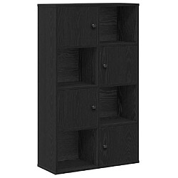 vidaXL Bibliothèque chêne noir 60x24x101,5 cm bois d'ingénierie