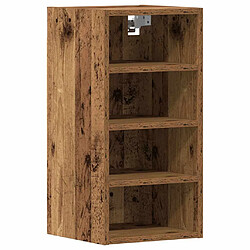 vidaXL Armoire suspendue vieux bois 30x29,5x60 cm bois d'ingénierie