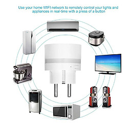 Acheter Justgreenbox Prise WIFI intelligente avec éclairage de nuit à LED Prise en charge de la connexion à distance de l'application téléphonique/fonction de synchronisation en temps réel - 1005001804561240