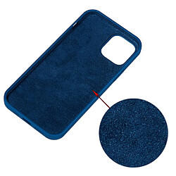 Coque en silicone couleur unie bleu pour votre Apple iPhone 13 Pro Max 6.7 pouces