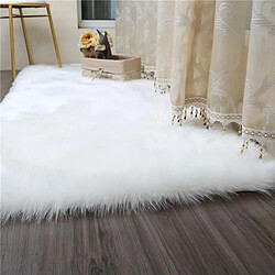 80x50cm shaggy en peau de mouton tapis doux non hangar tapis tapis 5cm pile rose clair