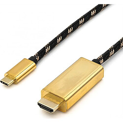 ROLINE 11.04.5847 USB-Grafikadapter 3840 x 2160 Pixel Schwarz - Gold (11.04.5847)