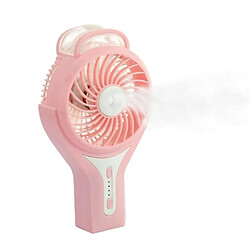 Avis Mini Ventilateur de Brumisation USB Portatif avec Humidificateur de Brume de Refroidissement Personnel Mini Ventilateur de Brumisation Portable Rechargeable pour le Bureau à Domicile et les Voyages(Rose)