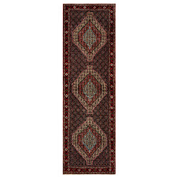 Vidal Tapis de couloir en laine 290x91 rouge Ardabil