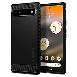 Spigen Sgp Spigen Rugged Armor Coque Compatible avec Google Pixel 6a - Noir Mat pas cher