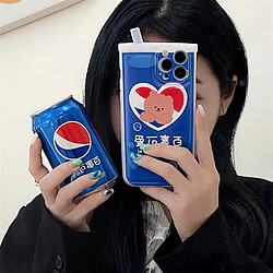 GUPBOO Étui pour iPhoneXR Coque de téléphone créative Pepsi Bear Personality