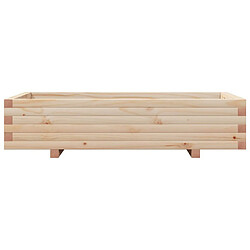 Acheter vidaXL Jardinière 110x60x26,5 cm bois de pin massif