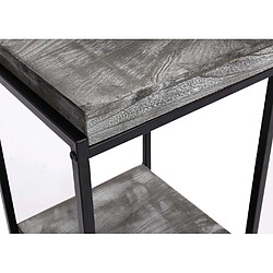 Avis Mendler Table à fleurs HWC-K71, étagère à fleurs table d'appoint étagère à plantes, certifiée MVG MDF métal ~ gris foncé, 82cm