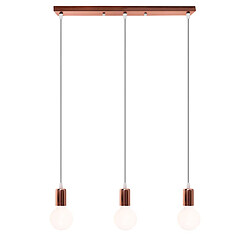 Stoex Luminaire Suspension Douille de lampe E27 avec Support de Barre 50cm, Lampe de P