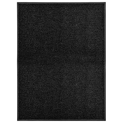 Decoshop26 Paillasson lavable Noir 90x120 cm DEC023176