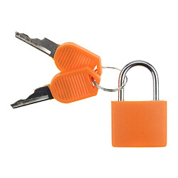 Acheter Mini Cadenas En Acier Valise Cadenas De Voyage Quotidien Avec 2 Clés Orange