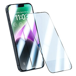 Protecteur écran en verre à haute teneur en aluminium-silicium BENKS anti-rayures pour votre iPhone 14 Plus/13 Pro Max 6.7 pouces - transparent