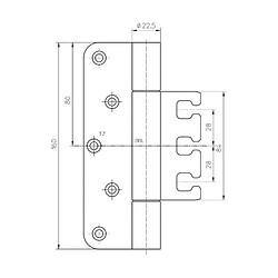 Avis Simonswerk Charnière bande VX 7729/160 Inox