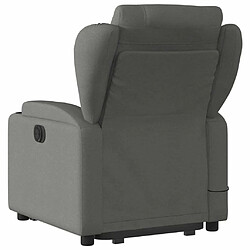 Acheter Maison Chic Fauteuil Relax pour salon, Fauteuil de massage inclinable Gris foncé Tissu -GKD61080