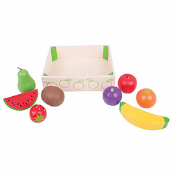 Avis Bigjigs Toys Cagette de fruits en bois pour petits