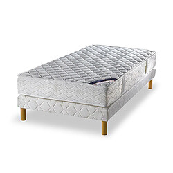 Mes Ensemble matelas ressorts biconiques - confort équilibré 120x190cm + sommier