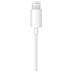 Apple Câble de connexion audio Lightning vers Jack 3,5 mm - 1,2 métres - Blanc