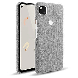 Coque en TPU tissu rigide gris clair pour votre Google Pixel 4a