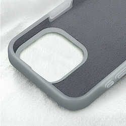 Acheter Avizar Coque pour iPhone 16 Pro Max Antichoc Intérieur Doux Bord Surélevé Gris