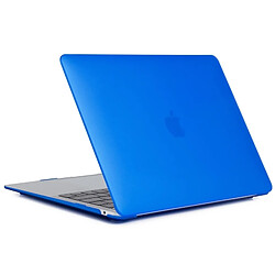 Wewoo Housse Sacoche Chapeau Prince-en 3 Frost Coquille + Version US Film de protection TPU ultra-mince pour clavier + cache anti-poussière pour MacBook Air 2018 A1932 (Bleu foncé)