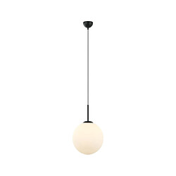 Luminaire Center Suspension Deore Verre,Acier Blanc, Noir