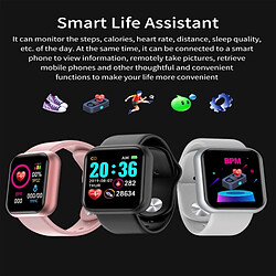 Acheter Wewoo Bracelet connecté B57S 1,3 pouces IPS couleur écran Smart Watch IP67 étanchesoutien rappel d'appel / surveillance de la fréquence cardiaque / de la pression artérielle / du sommeil argent