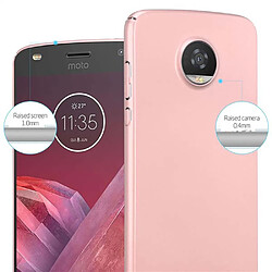 Acheter Cadorabo Coque Motorola MOTO Z2 PLAY / Z2 FORCE Etui en Rose