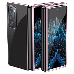 Coque en TPU anti-scratch, électroplaqué, or rose pour votre Oppo Find N