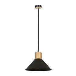 EPIKASA Suspension Rowen, Noir, Acier, 25x100x25 cm