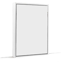 Inside 75 TONIC Armoire lit verticale compacte ultra plate couchage 140 * 200 cm finition blanc mat