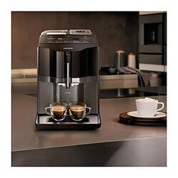 Avis Machine a espresso Auto SIEMENS EQ.300 TI355209RW - Inox foncé et noir lustré - 1300 W - 15 bars - 5 boissons