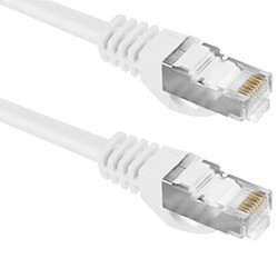 Câble réseau Ethernet FTP Lanberg Cat.6 blanc 3m