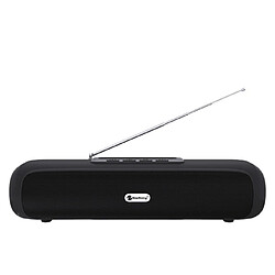 Universal Support de téléphone portable Subwoofer Car TF FM Radio | Soundbar (Noir)