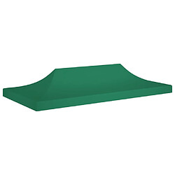 vidaXL Toit de tente de réception 6x3 m Vert 270 g/m²