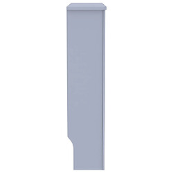 Avis vidaXL Cache-radiateur MDF Gris 78 cm