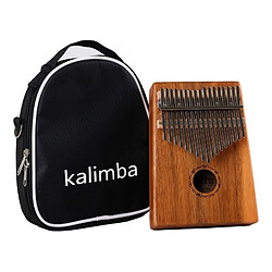 Wewoo Piano Kalimba simple 17 claviers en bois d'acaciapiano à doigts