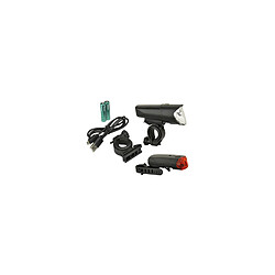 Unitec FISCHER Kit d'éclairage LED pour vélo 40/20/10 Lux ()