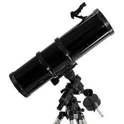 Pack Complet Télescope Omegon 150/750 EQ4 + Zoom + Visée Polaire + Guide Débutant + Oculaires + Barlow