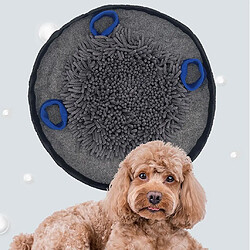 Jouet interactif pour chiot avec distributeur de friandises - Jouet à mâcher en peluche - Snuffle Pad