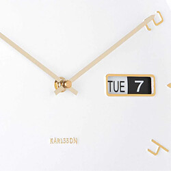 Acheter Karlsson Horloge murale en aluminium Flip blanc.