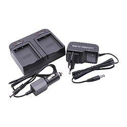 Vhbw Chargeur rapide Chargeur socle 2 parties chargeur automobile inclus PS-BLS1 PS-BLS5 comme Olympus D-SLR E-400 E-410 E-420 E-450 E-600 E-620 OM-D E-M10