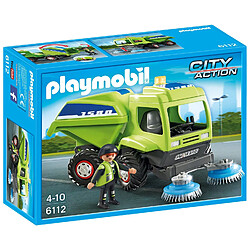 Playmobil® Playmobil 6112 : City Action : Agent avec balayeuse de voirie