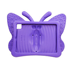 Coque en TPU style papillon EVA antichoc avec béquille violet pour votre Apple iPad Air (2020)/iPad Pro 11 pouces (2020)/iPad Air 4