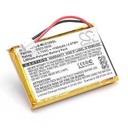 vhbw Li-Polymère batterie 1100mAh (3.7V) pour appareil de mesure comme Minelab 0303-0036