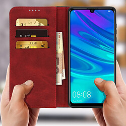 Acheter Avizar Housse Huawei P Smart 2019 / Honor 10 Lite Etui Porte carte Support Rouge