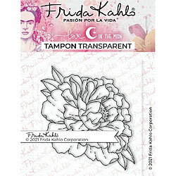 Youdoit Tampon transparent - Pivoine 3 - 9,5 x 6,5 cm