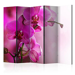 Artgeist Paravent - Pink orchid II [Room Dividers] [225x172]