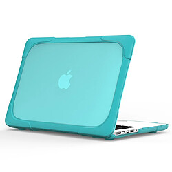 Wewoo Housse Coque Mac Pour MacBook Air 13,3 pouces A1932 2018 TPU + PC de protection ordinateur portable bicolore bleu ciel