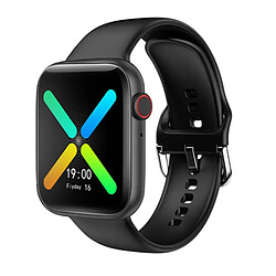 Universal Bluetooth appelle une montre intelligente, un traceur de fitness pour les femmes, un rythme cardiaque, une montre intelligente, une montre sportive pour les hommes (noire).