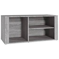 vidaXL Armoire à chaussures Sonoma gris 100x35x45 cm Bois d'ingénierie